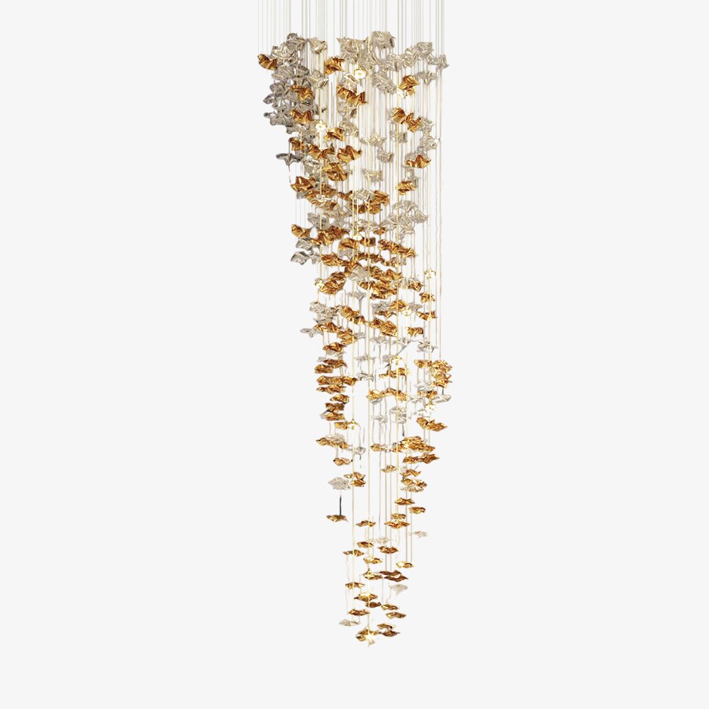 Deldenlyn Glass Chandelier-Moonnatur
