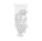 Deldenlyn Glass Chandelier-Moonnatur