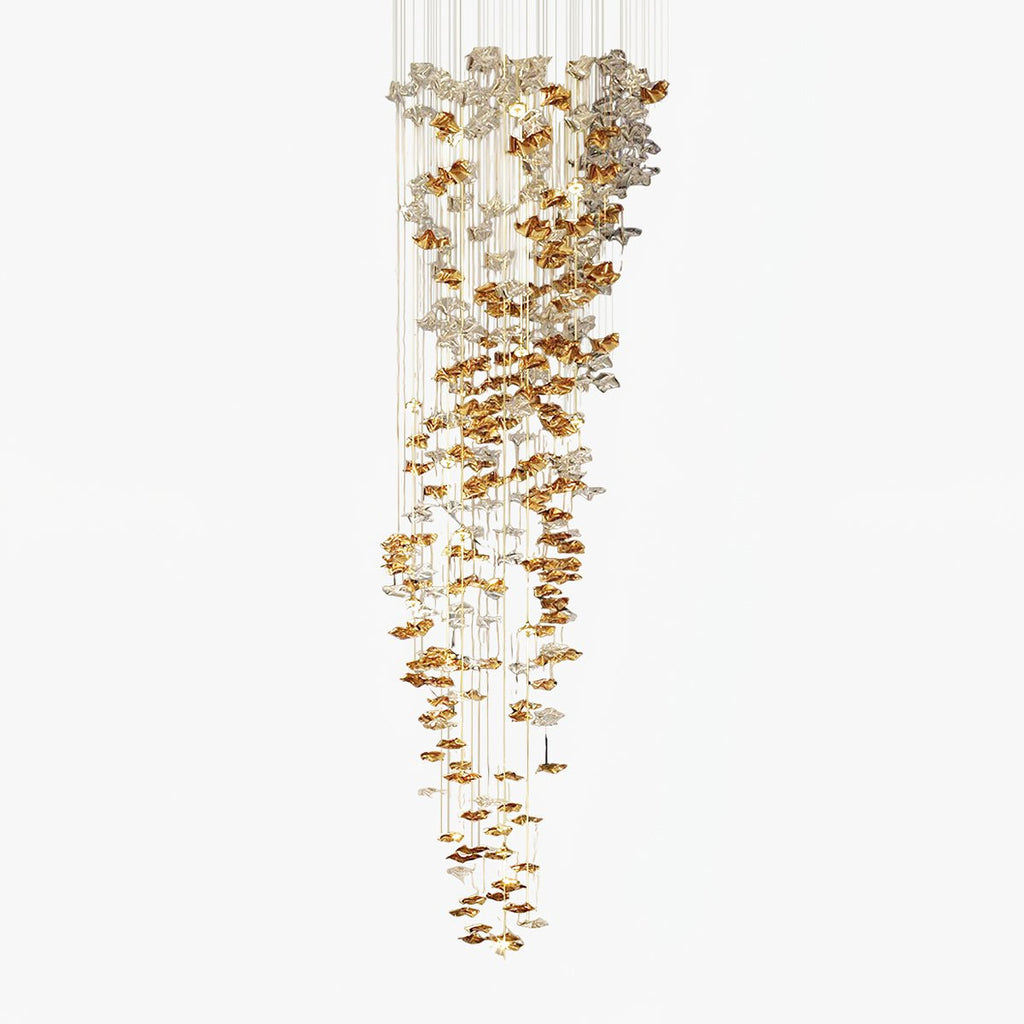 Deldenlyn Glass Chandelier-Moonnatur
