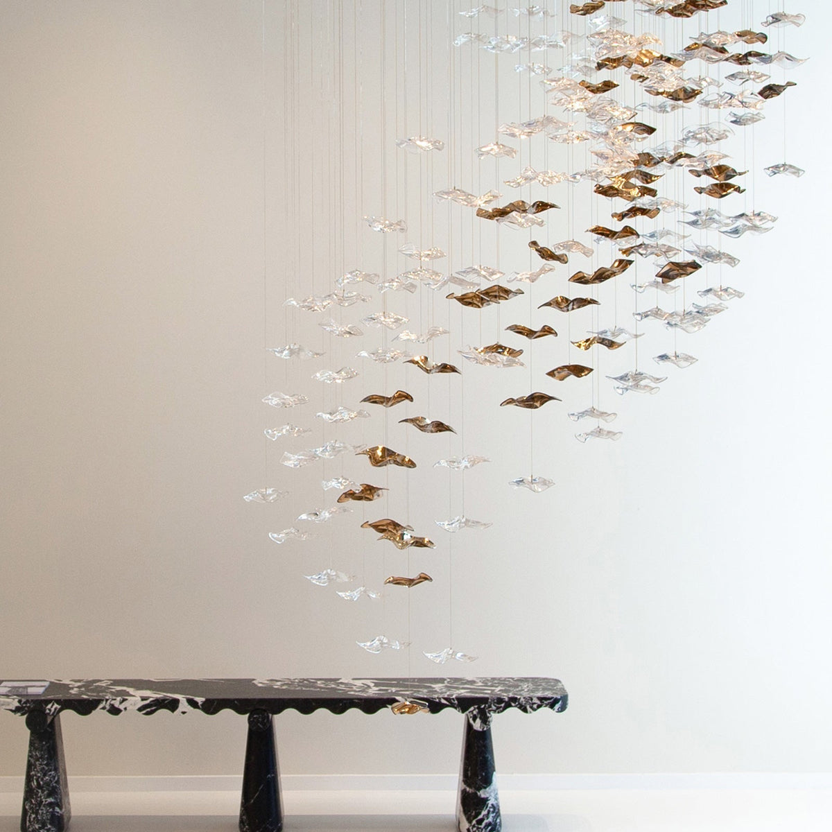 Osternia Glass Chandelier-Moonnatur