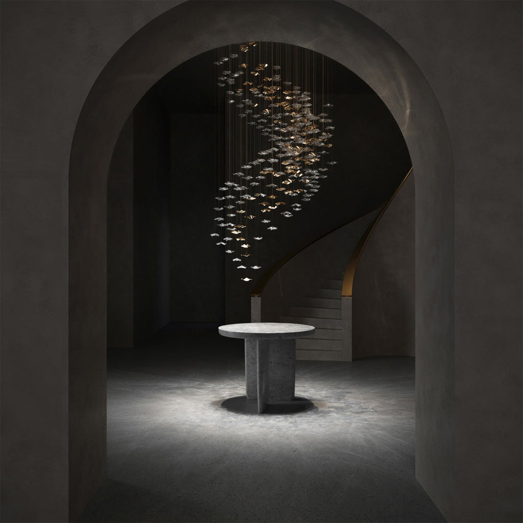 Osternia Glass Chandelier-Moonnatur