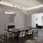 Deldenlyn Glass Chandelier-Moonnatur