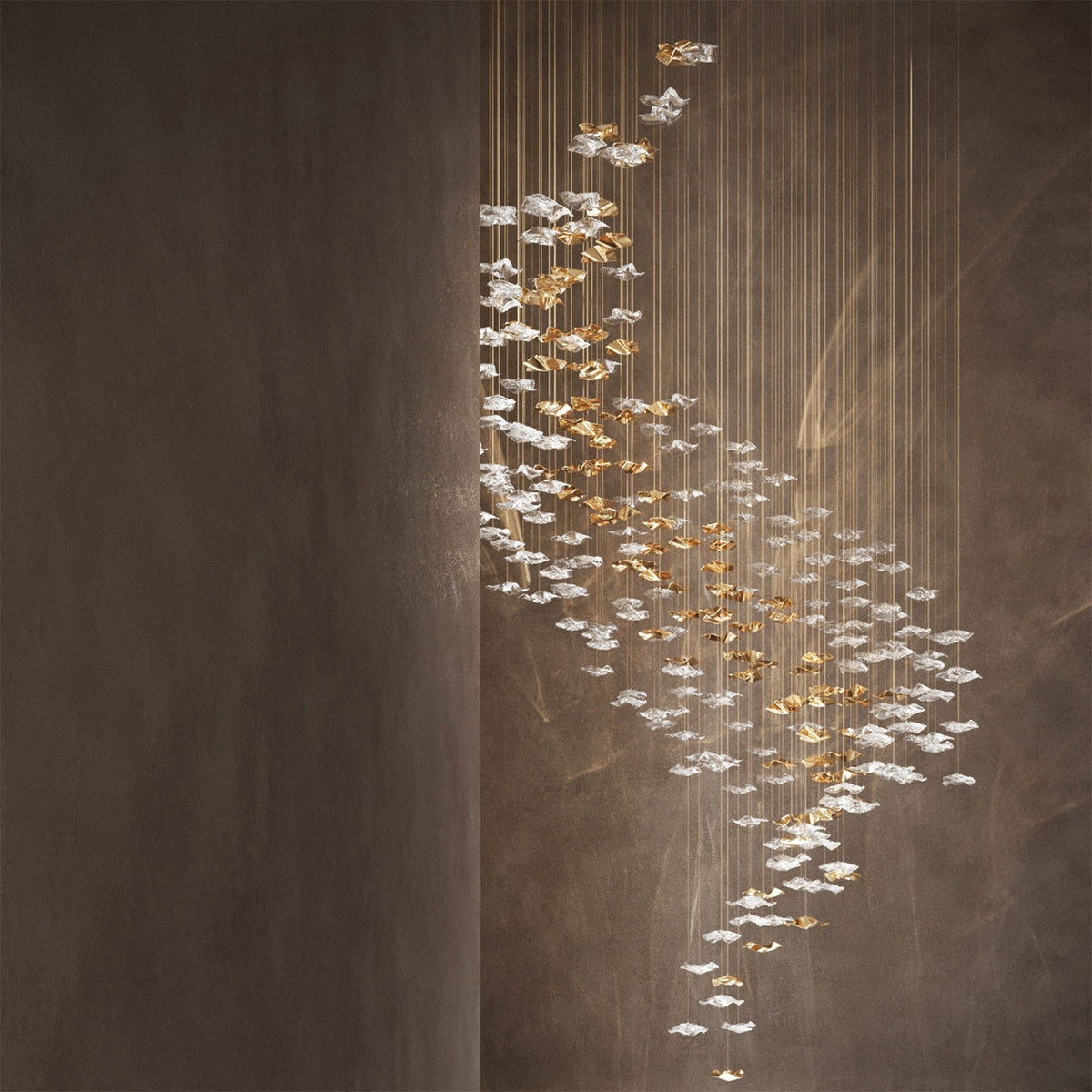 Osternia Glass Chandelier-Moonnatur