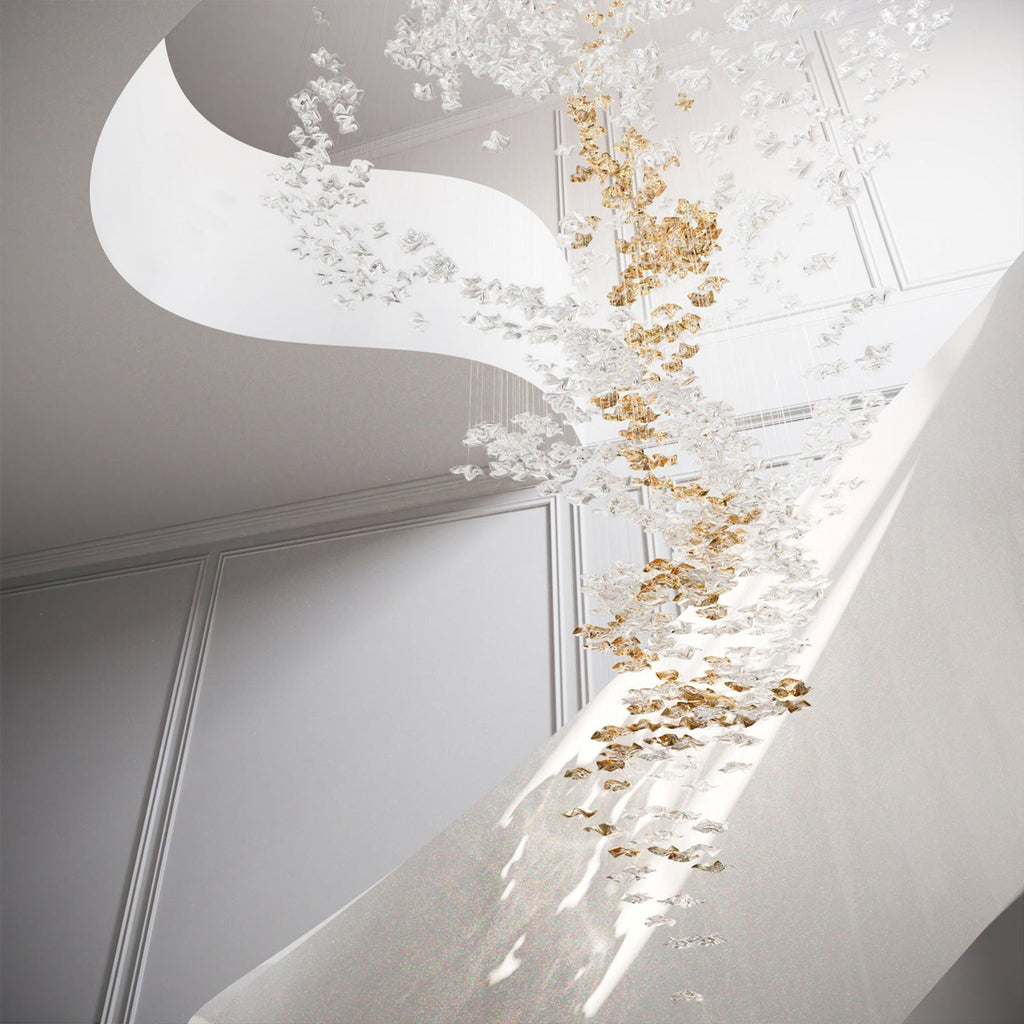 Deldenlyn Glass Chandelier-Moonnatur