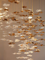 Osternia Glass Chandelier-Moonnatur