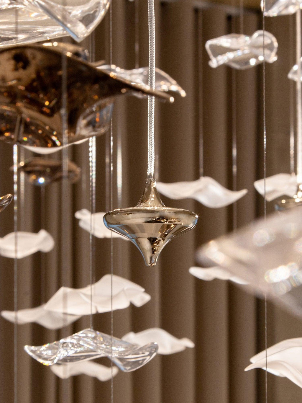 Deldenlyn Glass Chandelier-Moonnatur