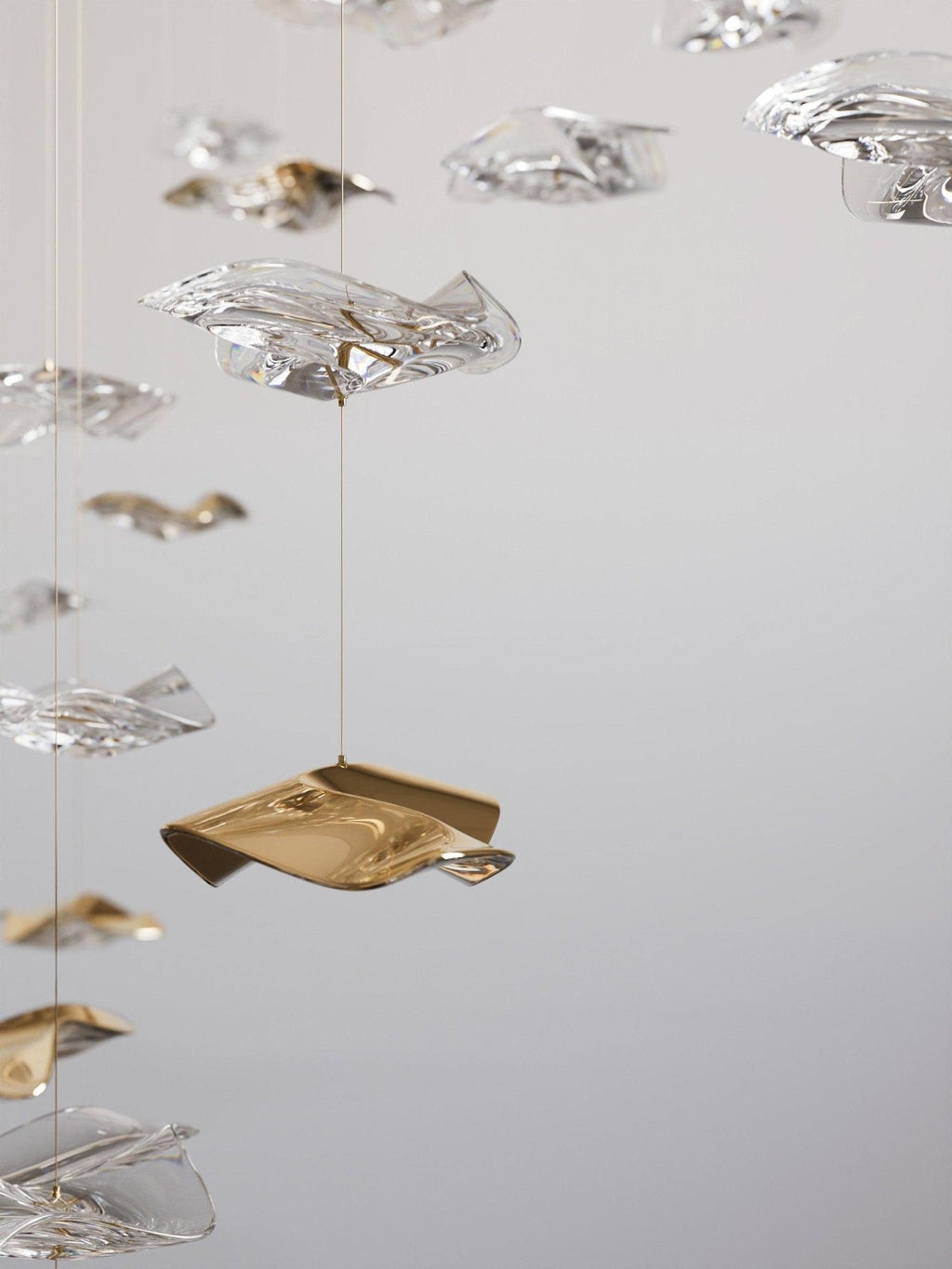 Deldenlyn Glass Chandelier-Moonnatur