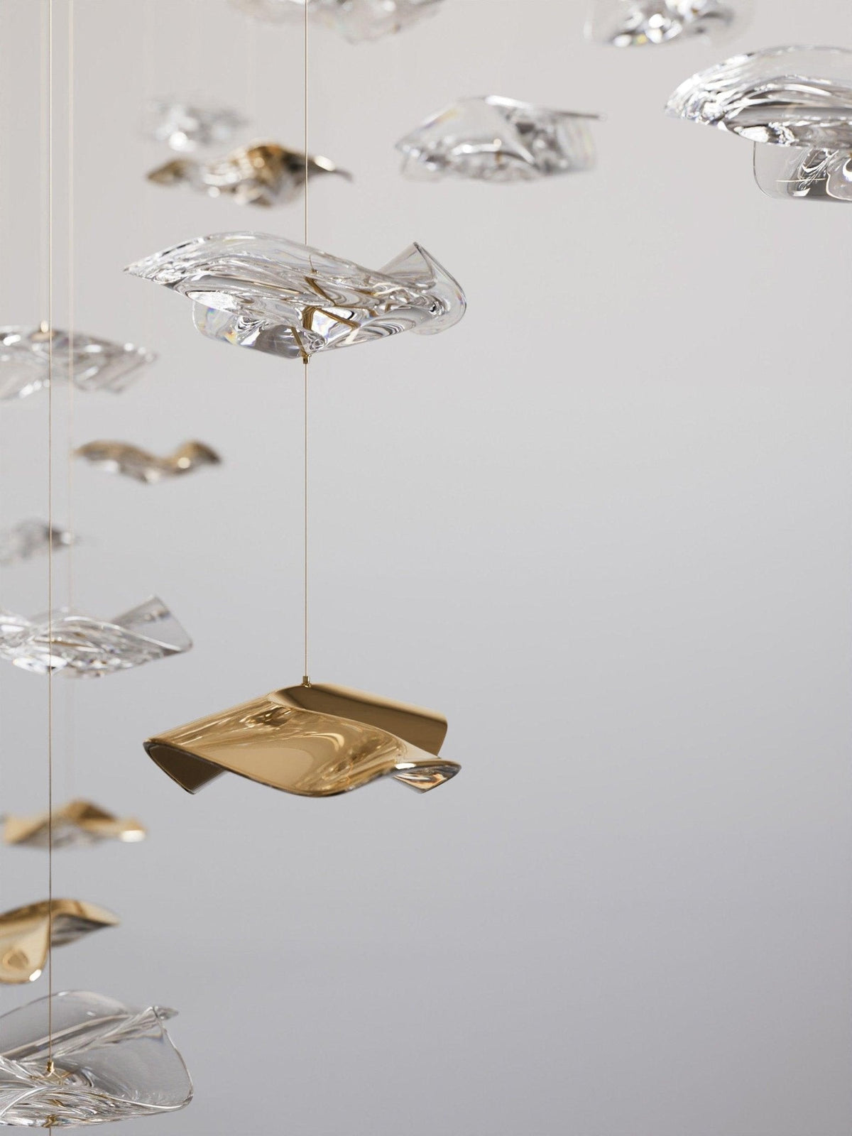 Deldenlyn Glass Chandelier-Moonnatur