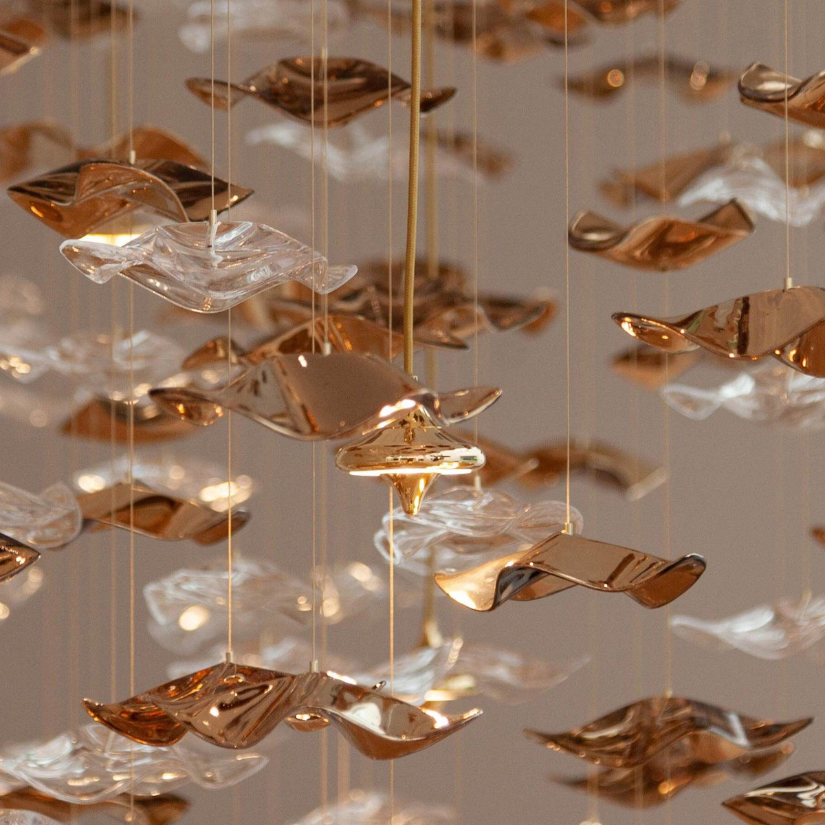 Deldenlyn Glass Chandelier-Moonnatur