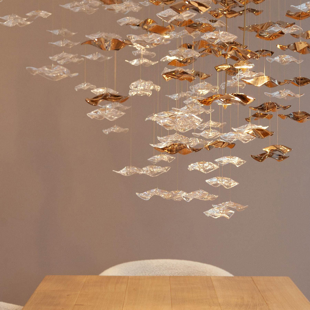 Osternia Glass Chandelier-Moonnatur