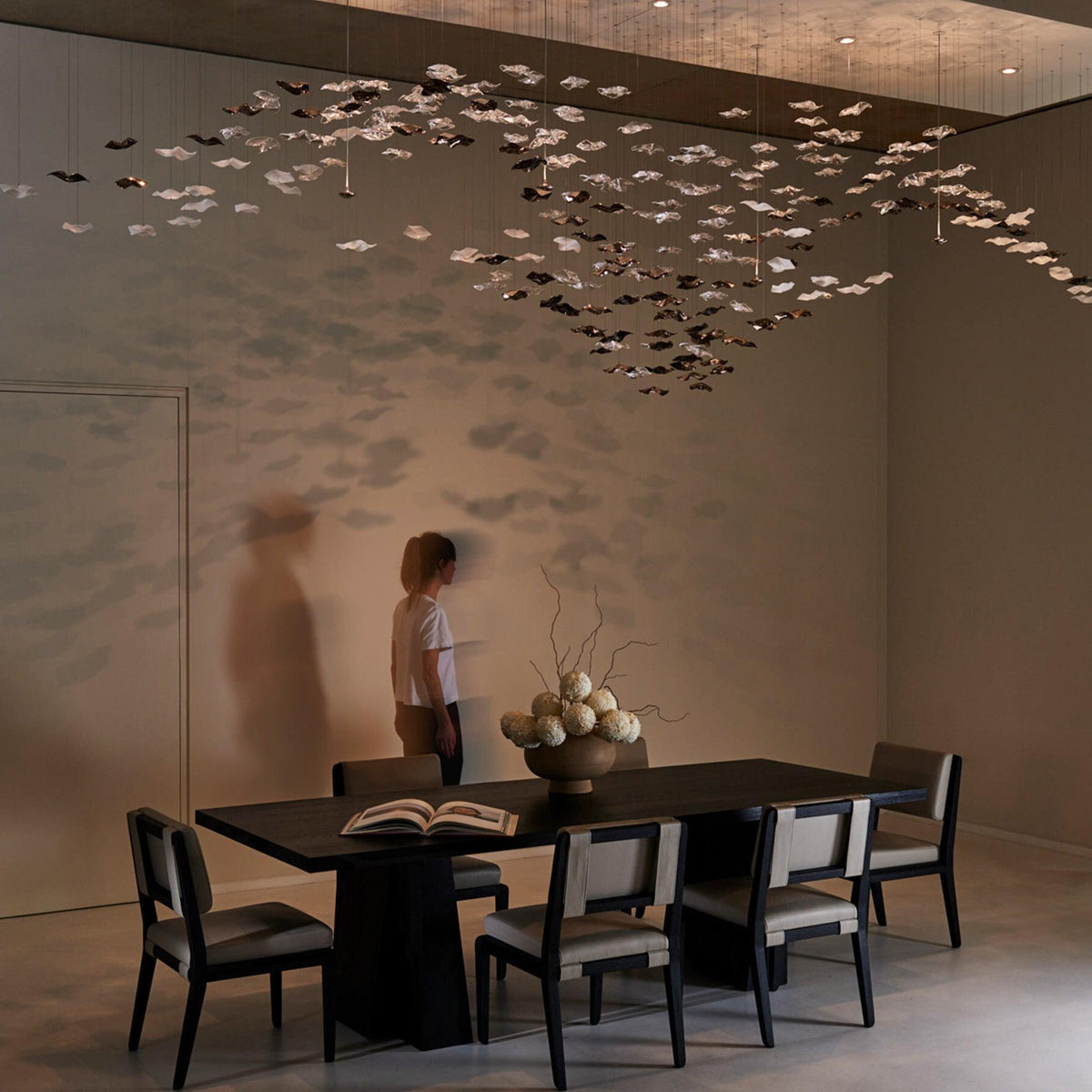 Osternia Glass Chandelier-Moonnatur