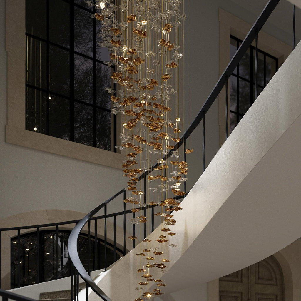 Deldenlyn Glass Chandelier-Moonnatur