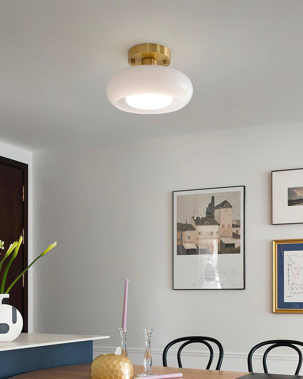 Orenorie Glass Ceiling Light-Moonnatur