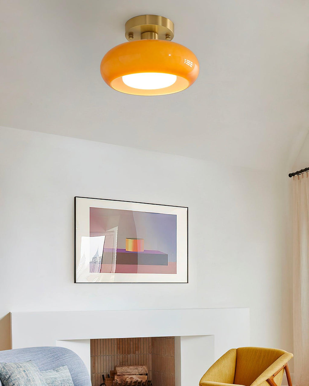 Orenorie Glass Ceiling Light-Moonnatur