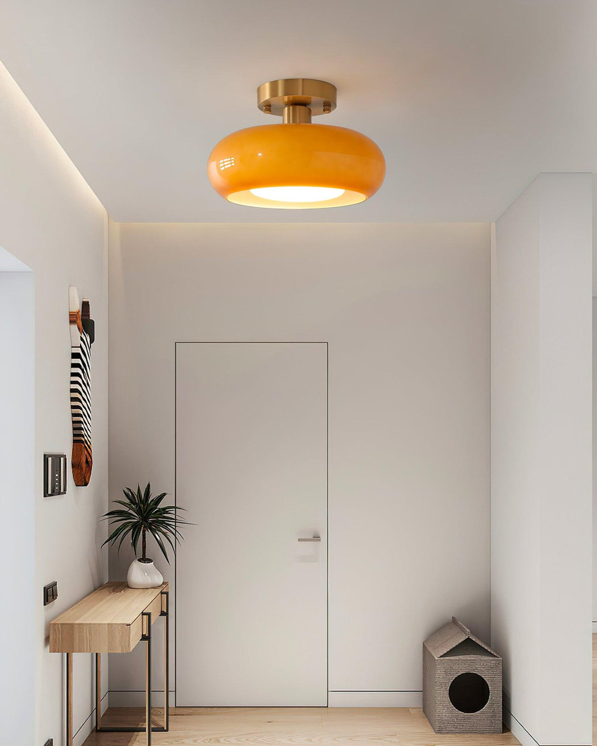 Orenorie Glass Ceiling Light-Moonnatur