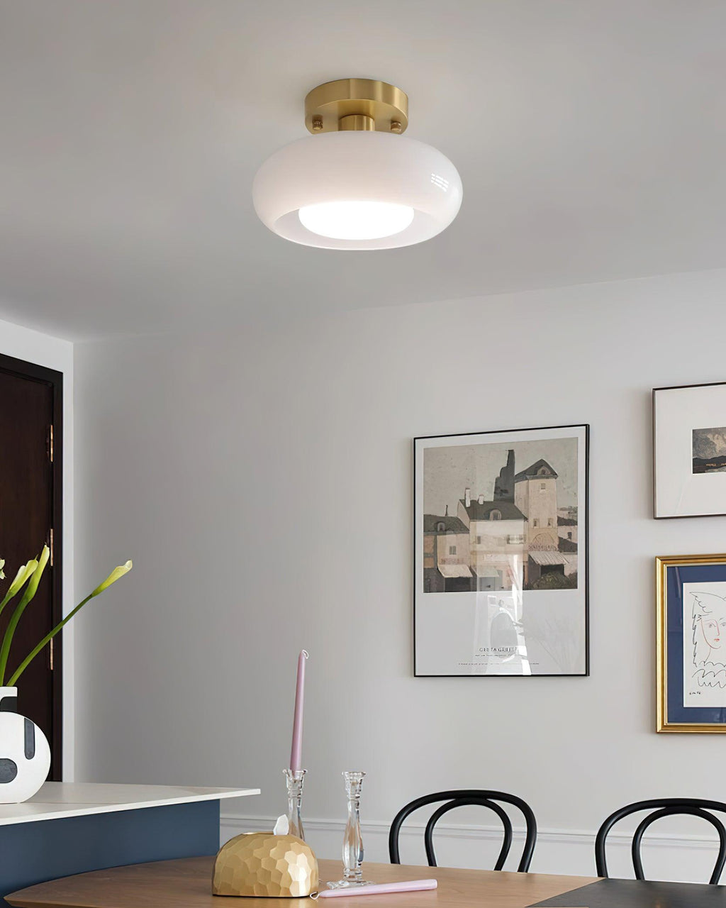 Orenorie Glass Ceiling Light-Moonnatur