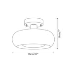 Orenorie Glass Ceiling Light-Moonnatur