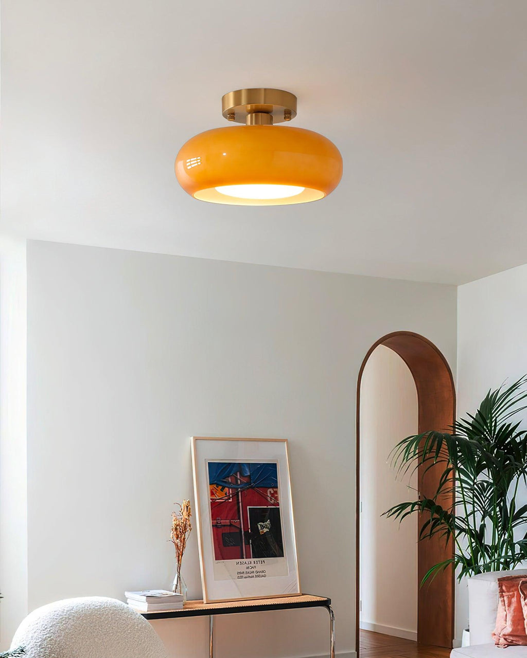 Orenorie Glass Ceiling Light-Moonnatur