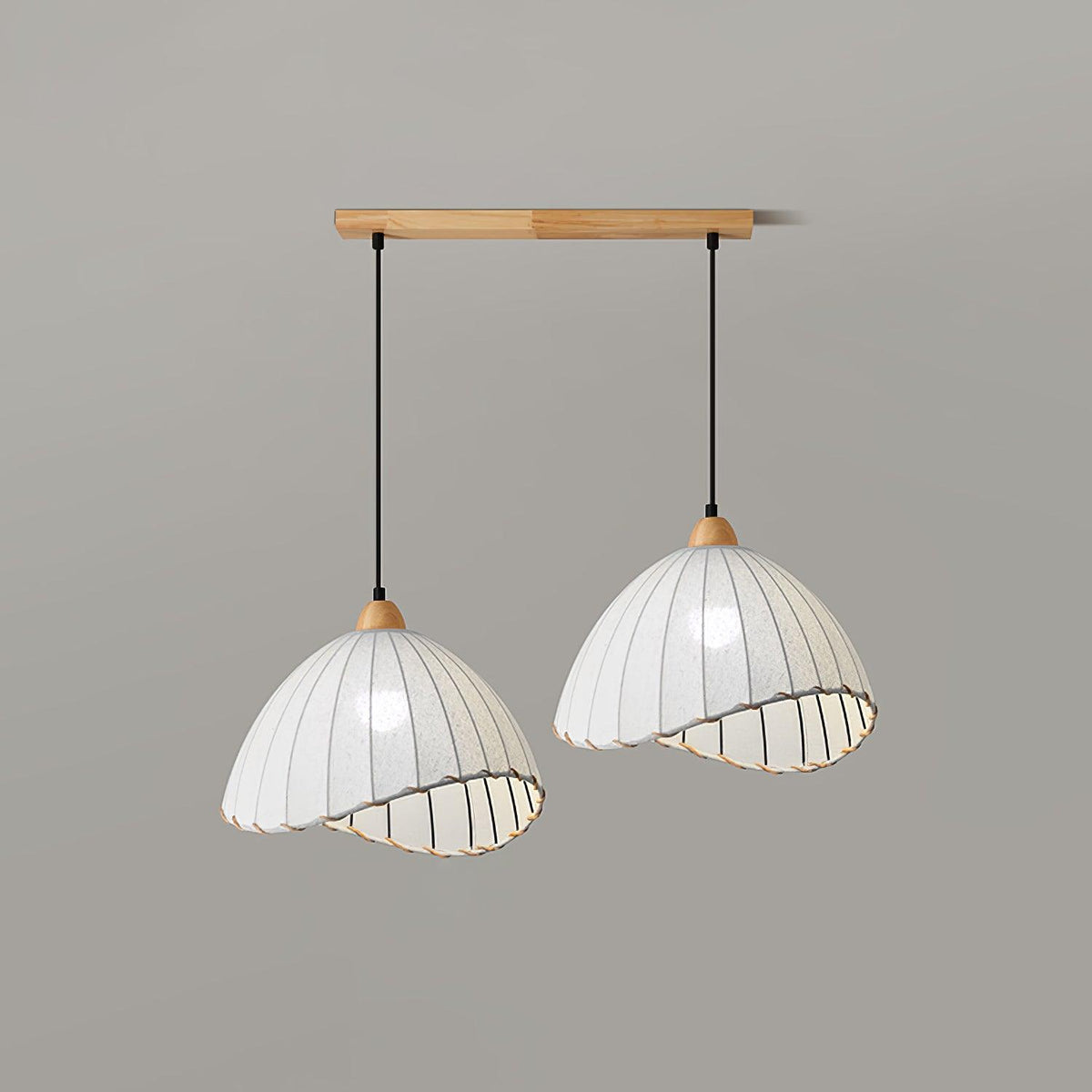 Venina Fabric Pendant Light-Moonnatur
