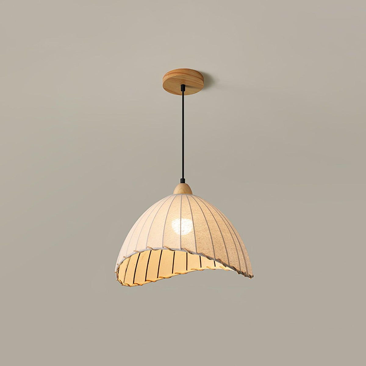 Venina Fabric Pendant Light-Moonnatur