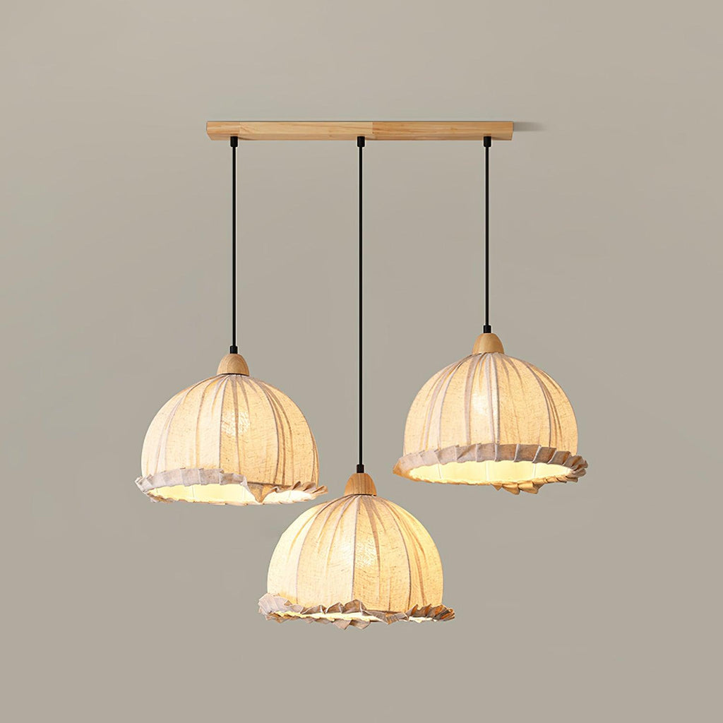 Venina Fabric Pendant Light-Moonnatur