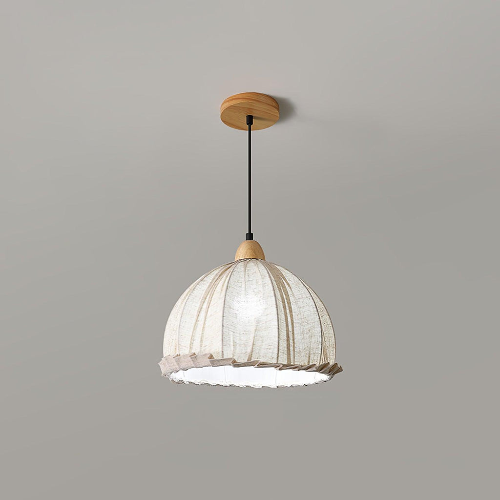 Venina Fabric Pendant Light-Moonnatur