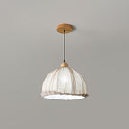 Venina Fabric Pendant Light-Moonnatur