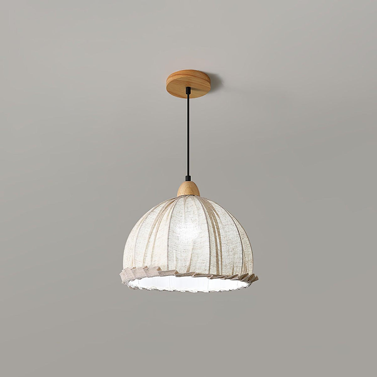 Venina Fabric Pendant Light-Moonnatur