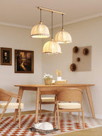 Venina Fabric Pendant Light-Moonnatur