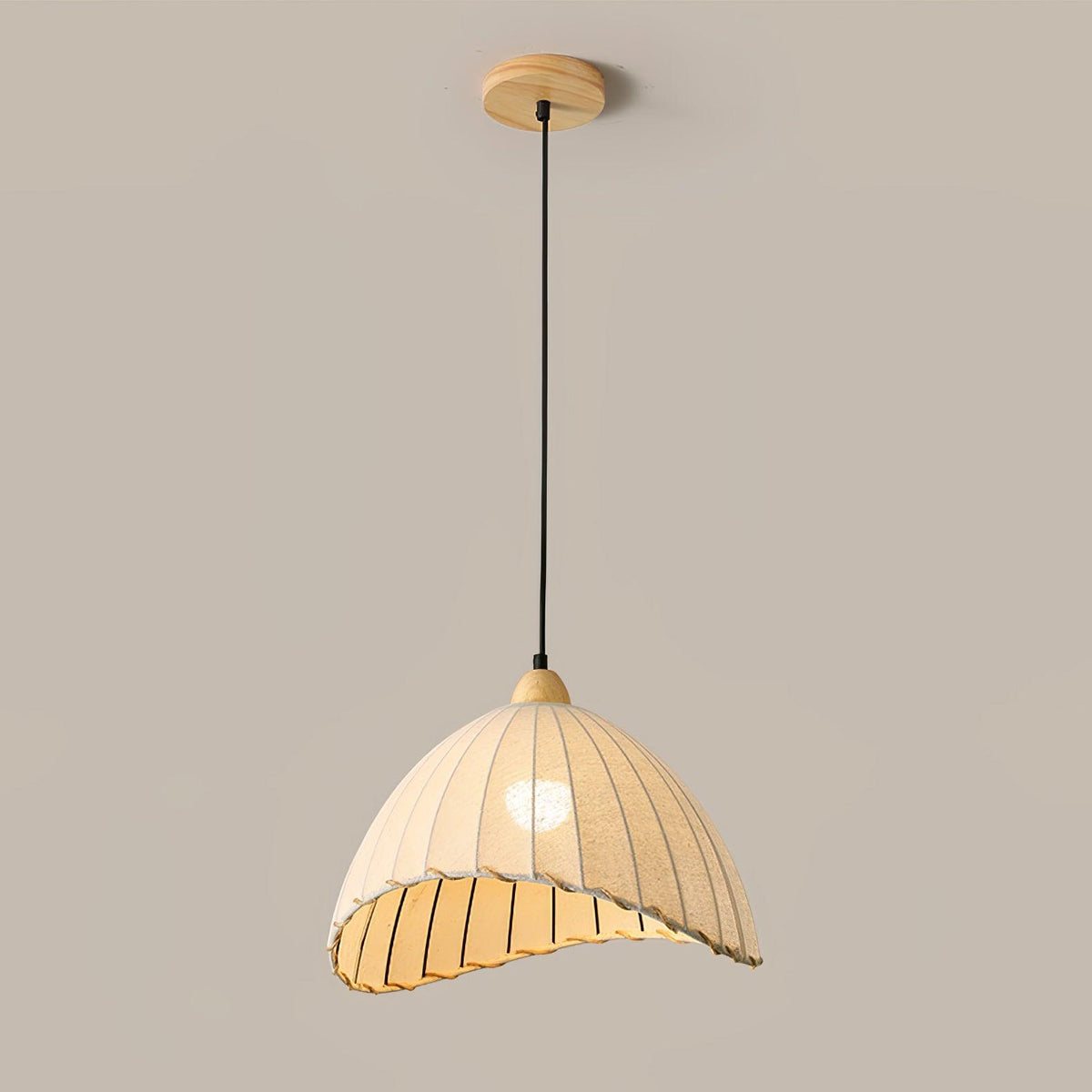 Venina Fabric Pendant Light-Moonnatur