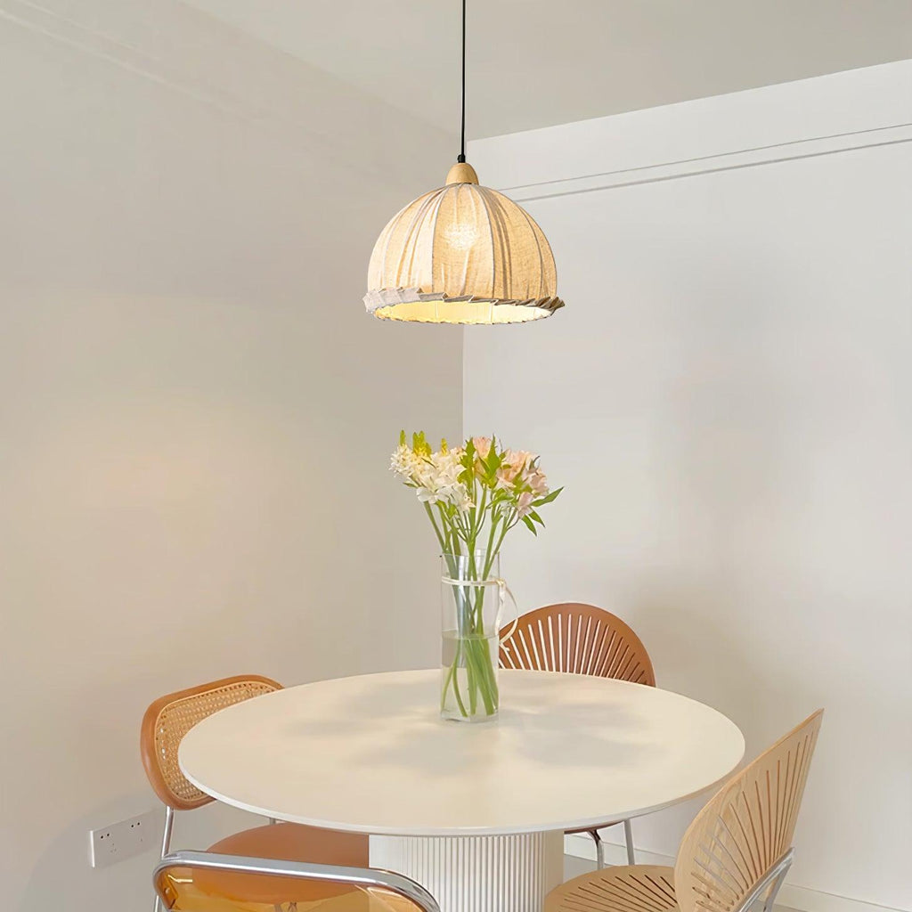 Venina Fabric Pendant Light-Moonnatur