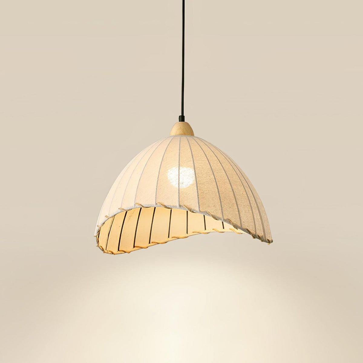 Venina Fabric Pendant Light-Moonnatur