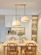 Venina Fabric Pendant Light-Moonnatur