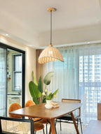 Venina Fabric Pendant Light-Moonnatur