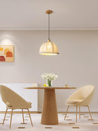Venina Fabric Pendant Light-Moonnatur