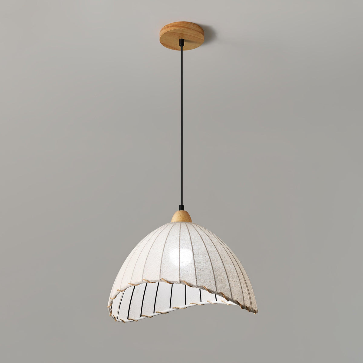 Venina Fabric Pendant Light-Moonnatur