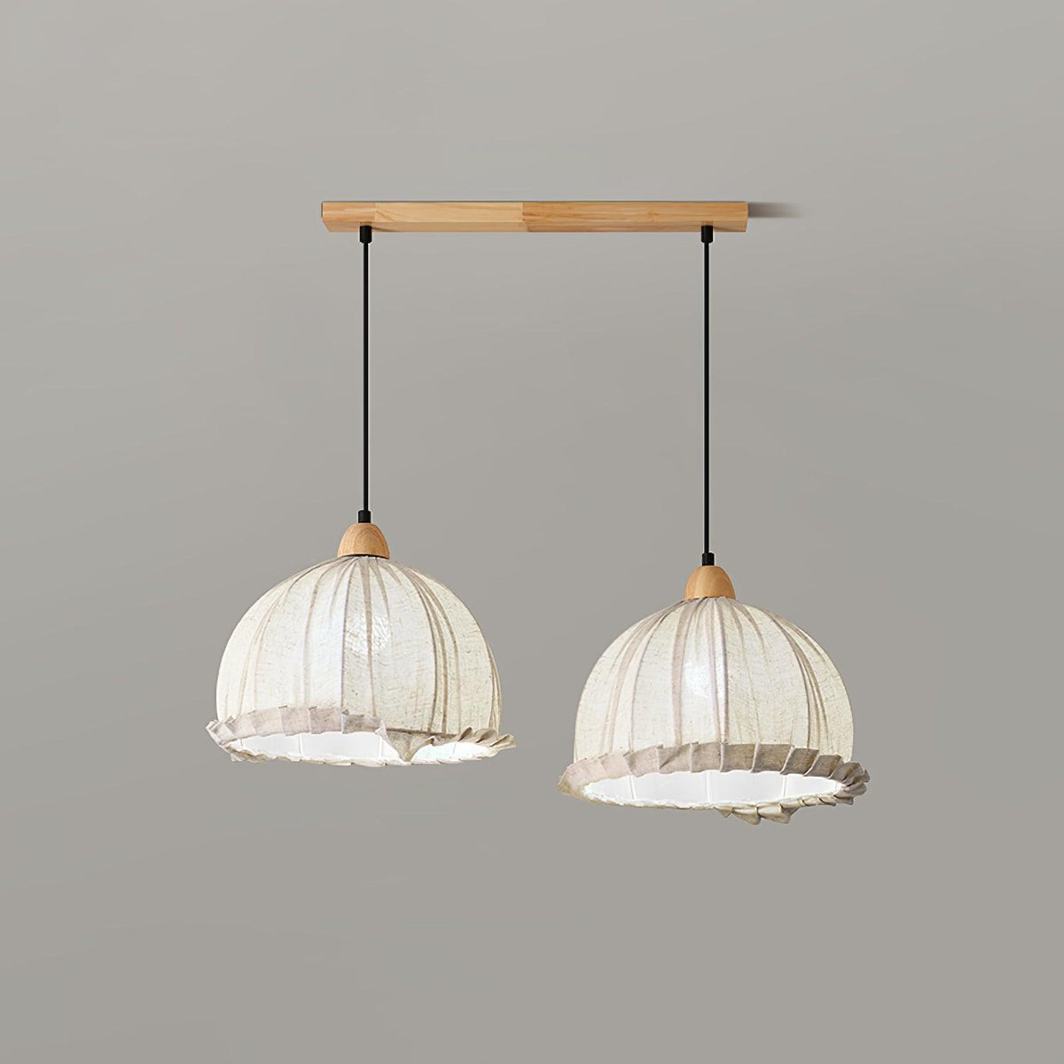 Venina Fabric Pendant Light-Moonnatur