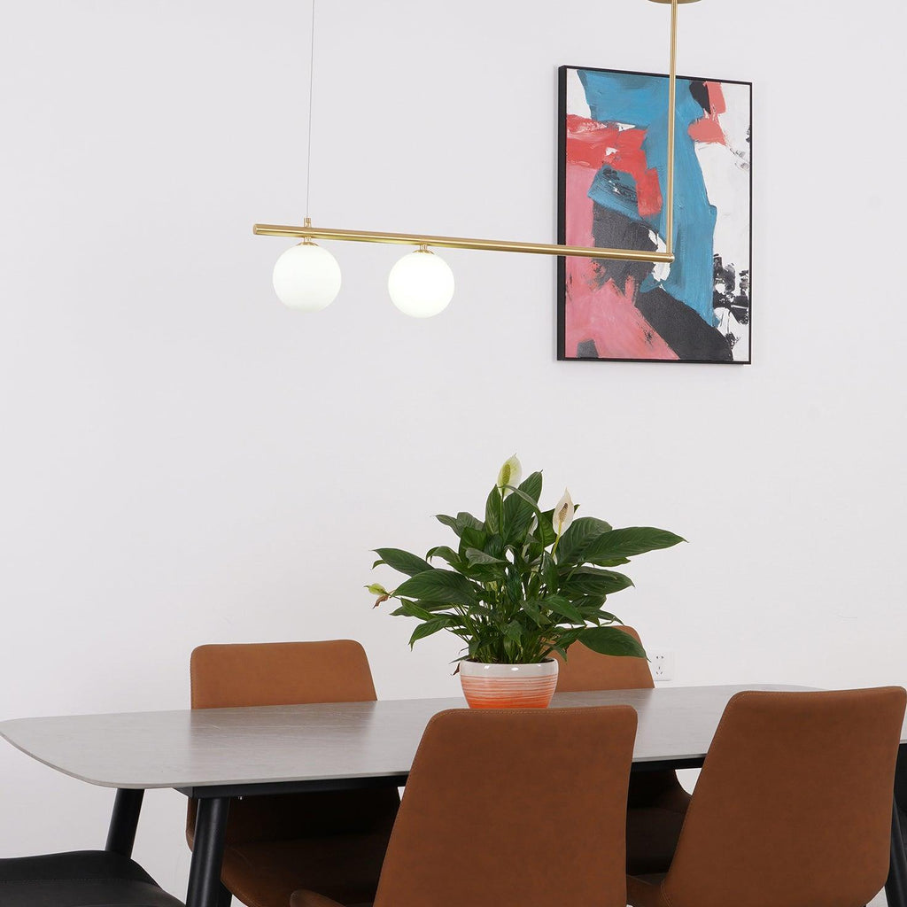 Edrina Brass Pendant Light-Moonnatur