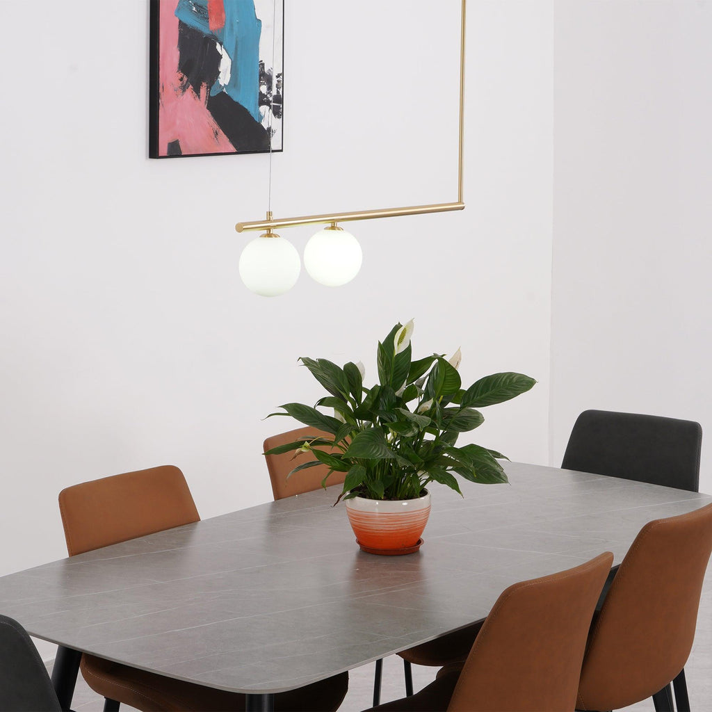 Edrina Brass Pendant Light-Moonnatur