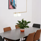 Edrina Brass Pendant Light-Moonnatur