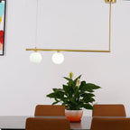 Edrina Brass Pendant Light-Moonnatur