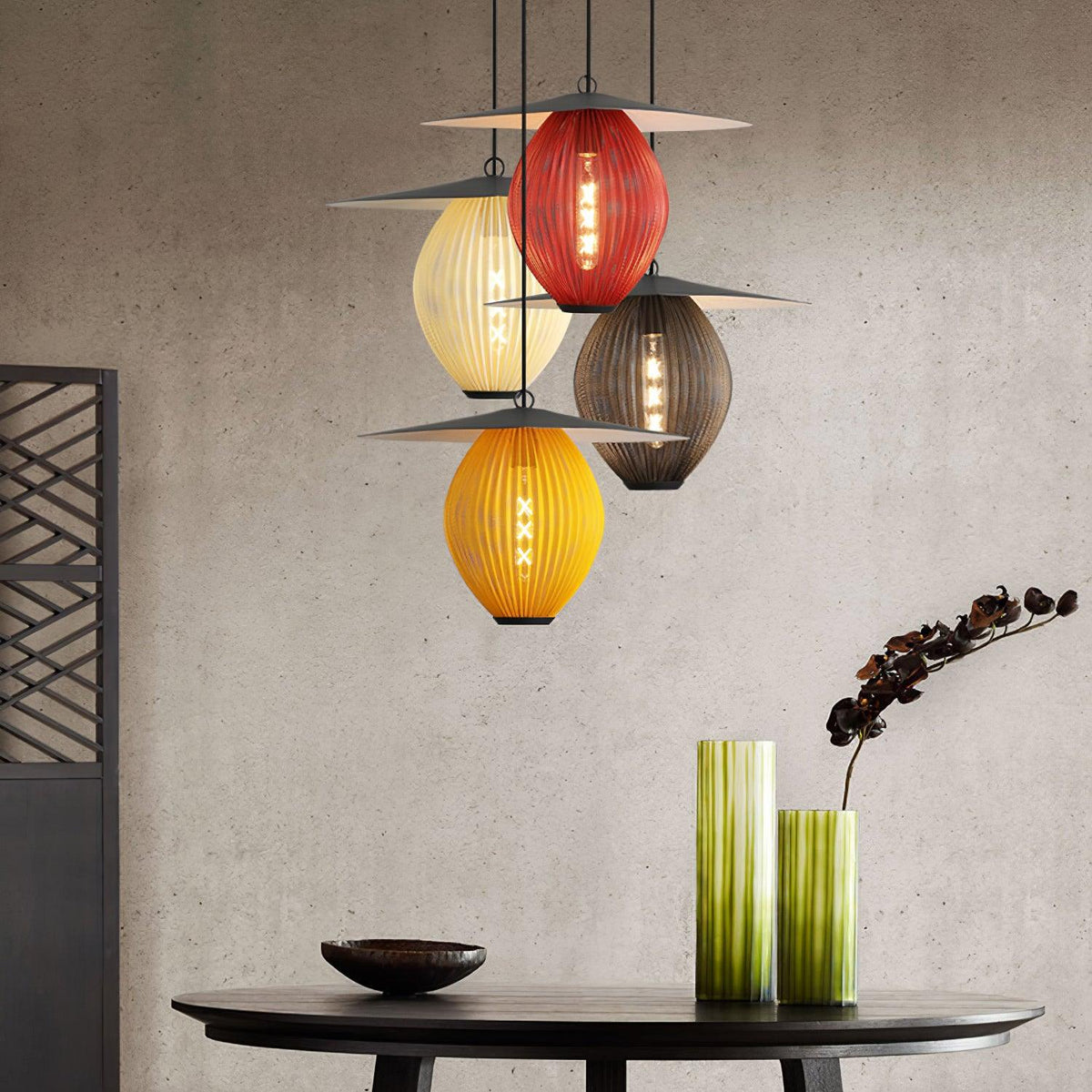 Brackena Aluminium Pendant Light-Moonnatur
