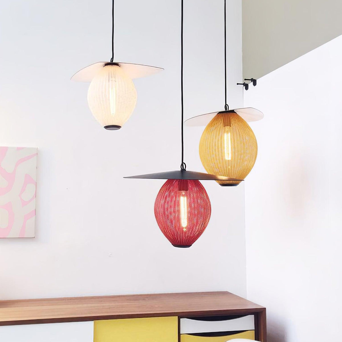 Brackena Aluminium Pendant Light-Moonnatur