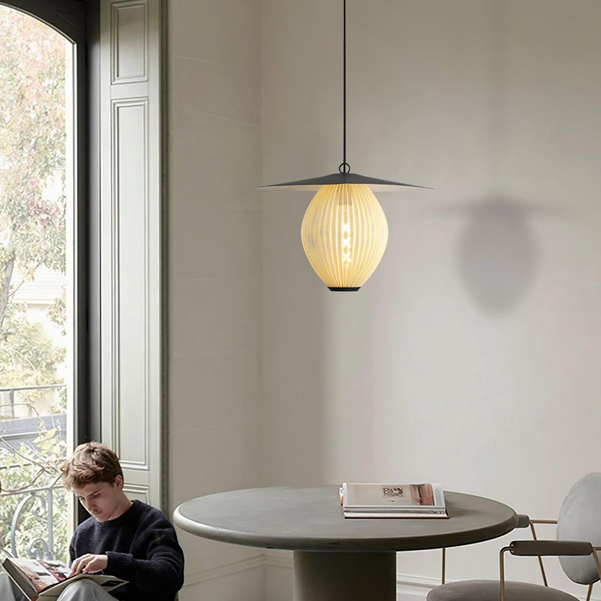 Brackena Aluminium Pendant Light-Moonnatur