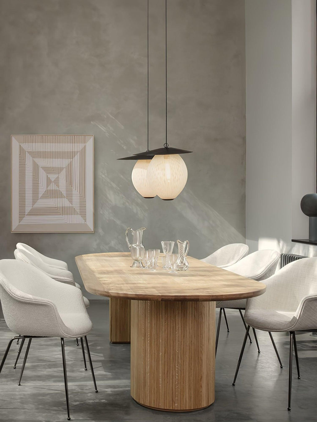 Brackena Aluminium Pendant Light-Moonnatur