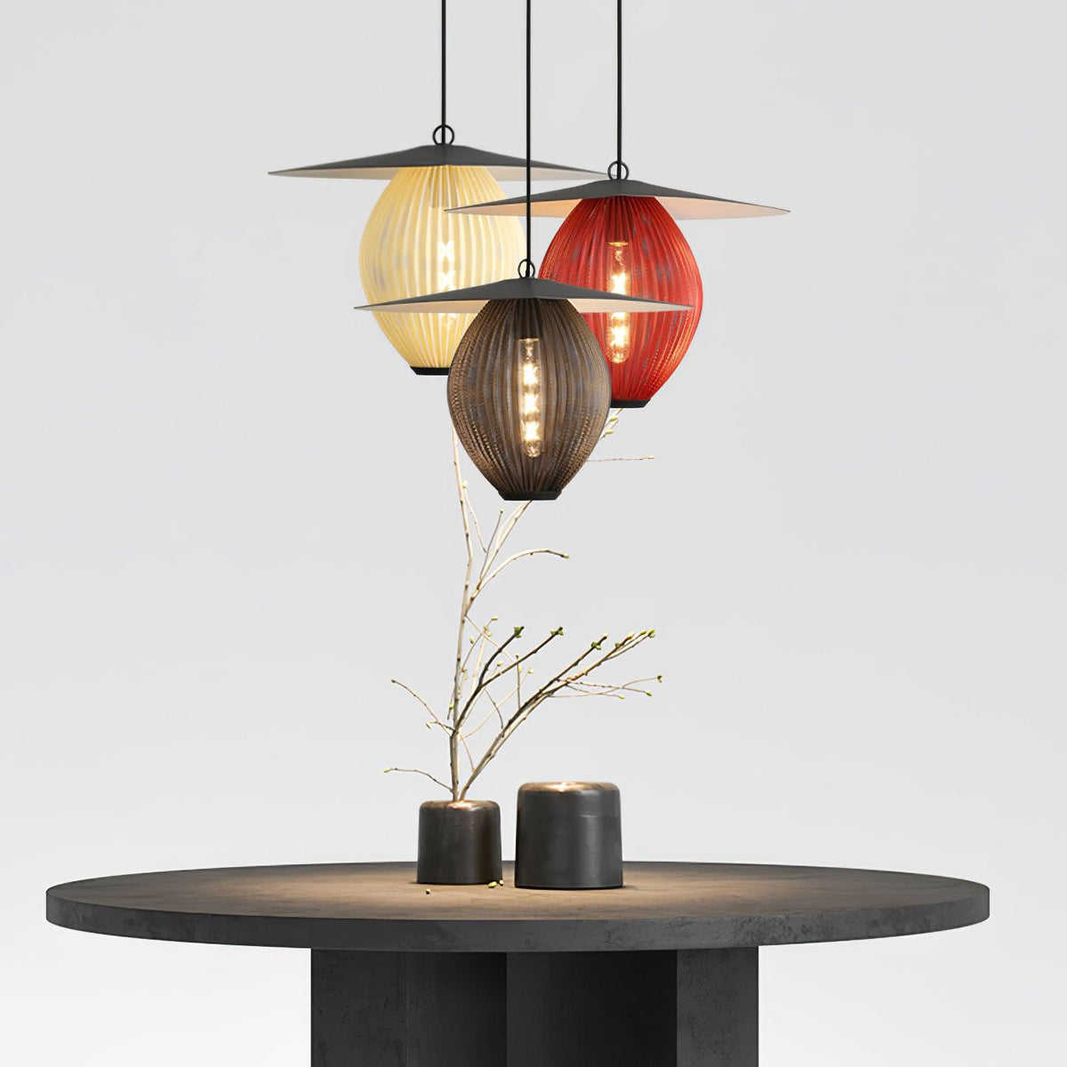Brackena Aluminium Pendant Light-Moonnatur