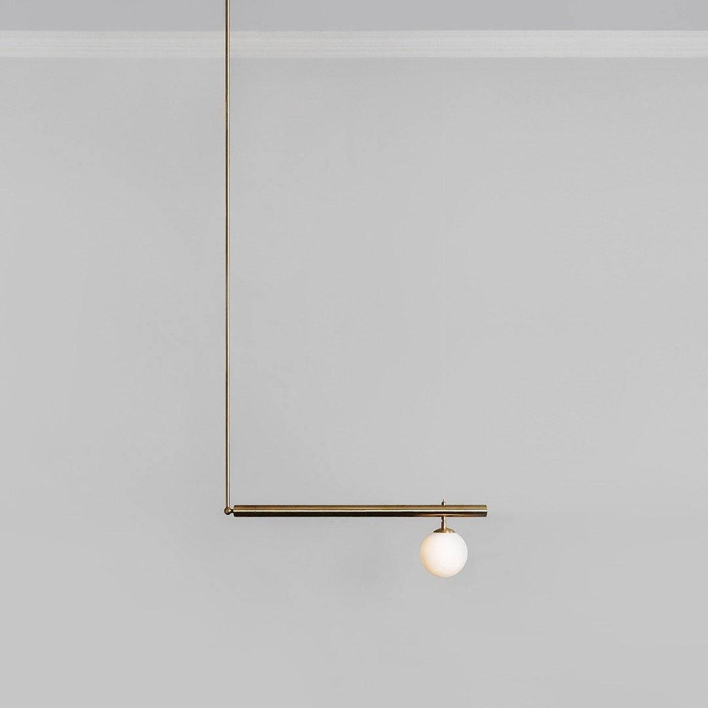 Edrina Brass Pendant Light-Moonnatur