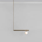 Edrina Brass Pendant Light-Moonnatur