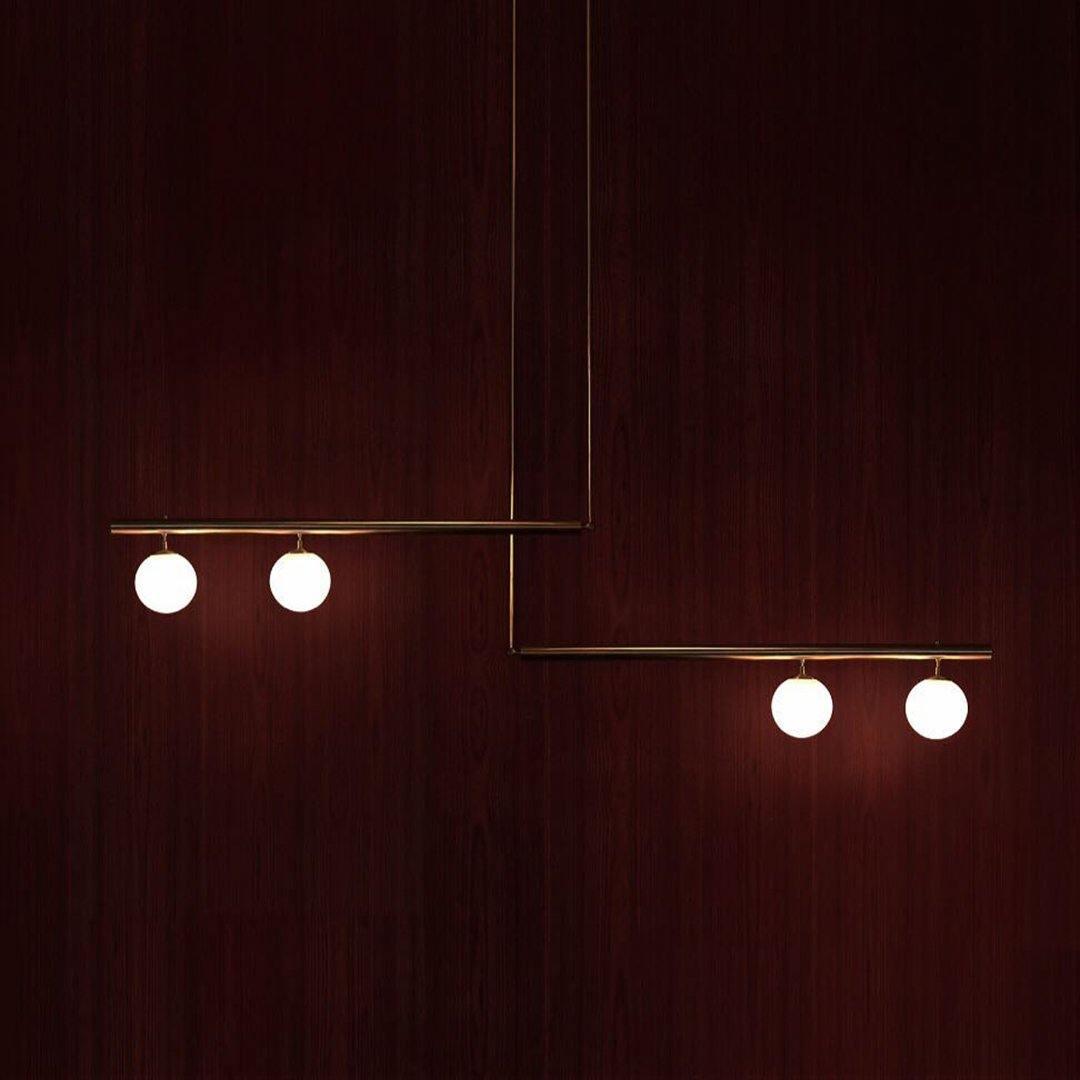 Edrina Brass Pendant Light-Moonnatur
