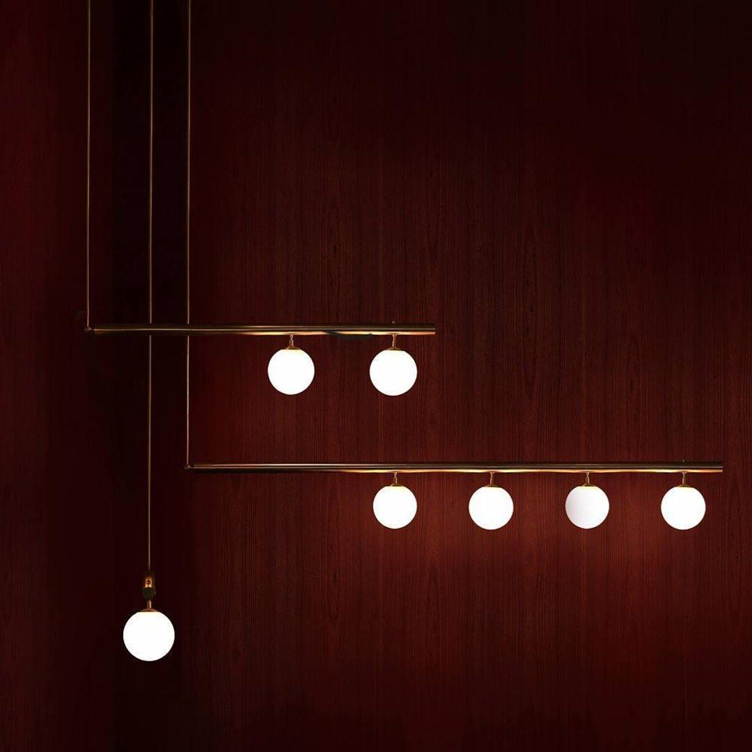 Edrina Brass Pendant Light-Moonnatur
